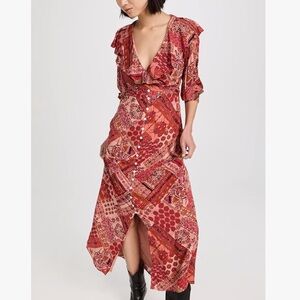 NWT Free People Lennon Maxi Dress
